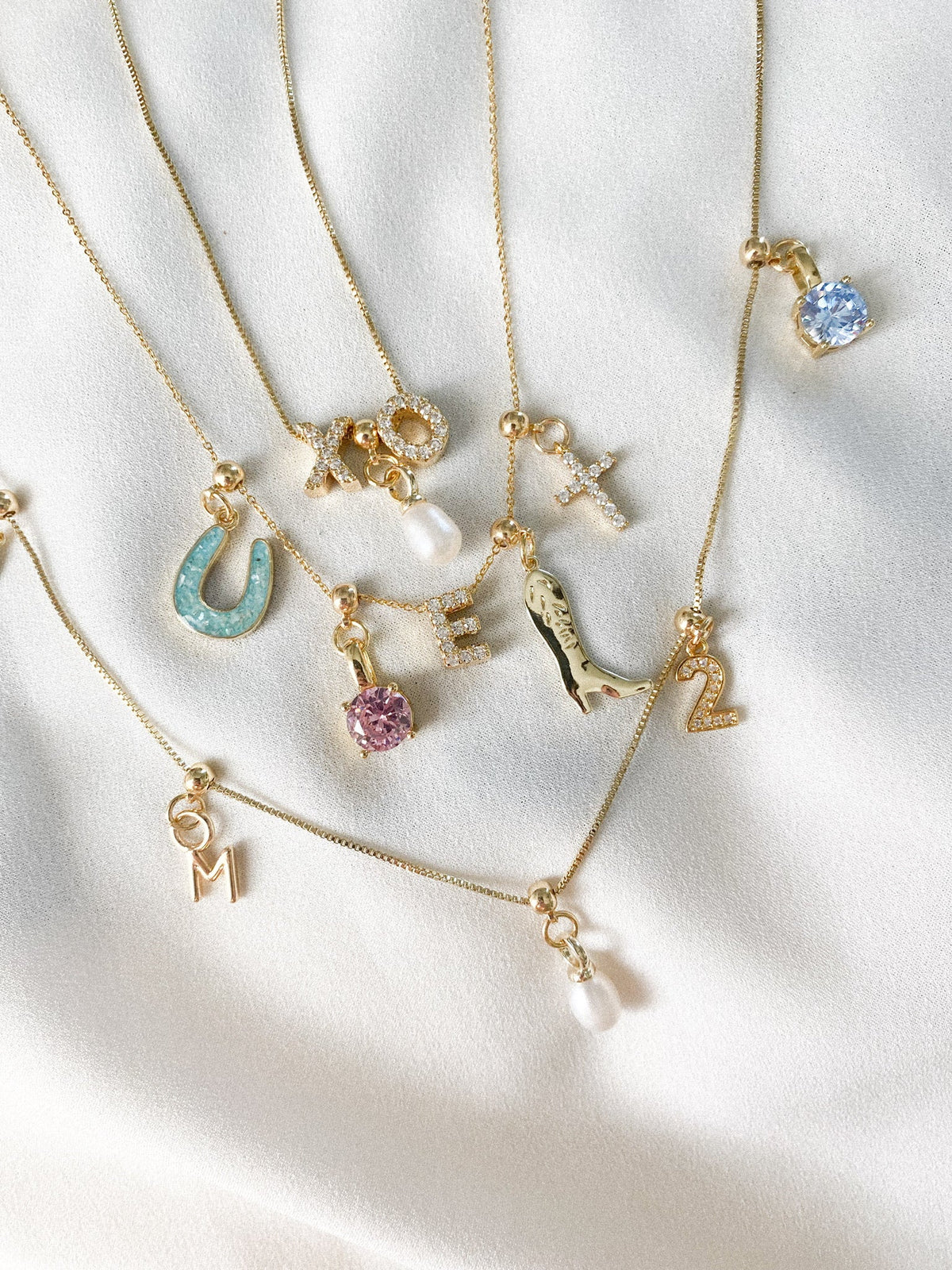 LUX Letter Slide Charms