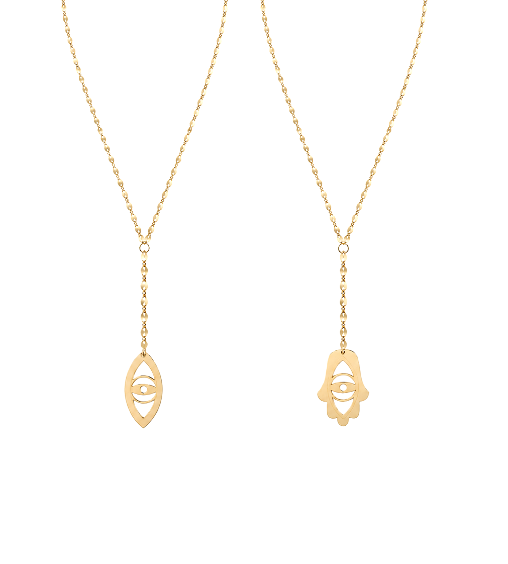 Joyce Evil Eye and Hamsa Lariat