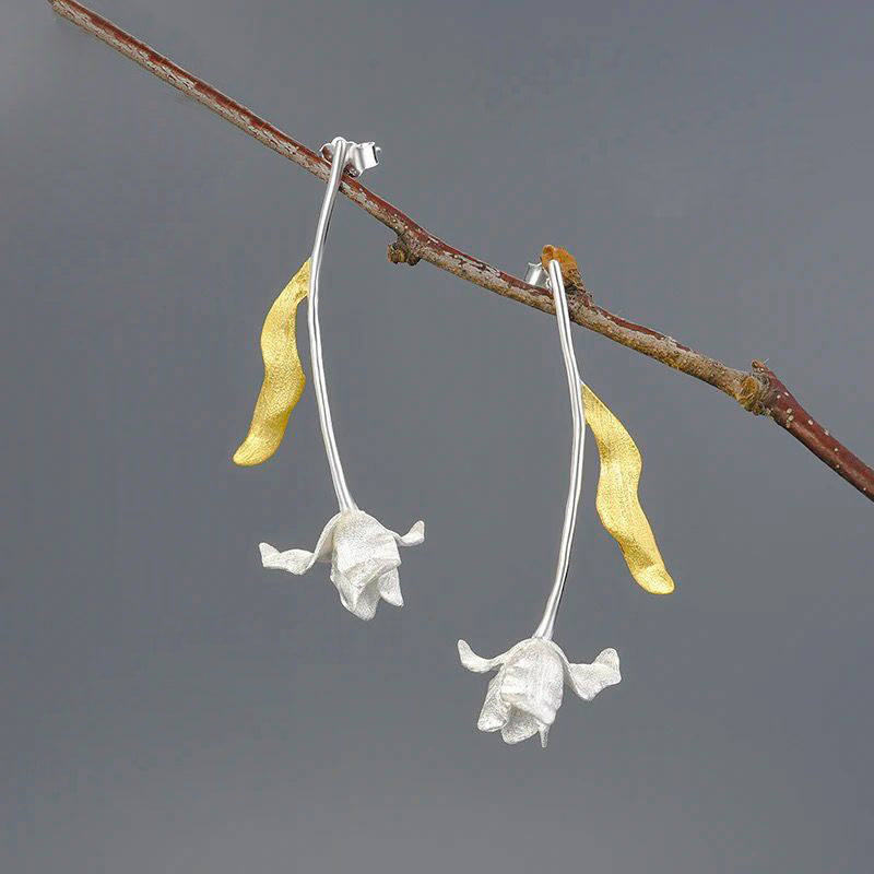 Shiny Flower Earrings