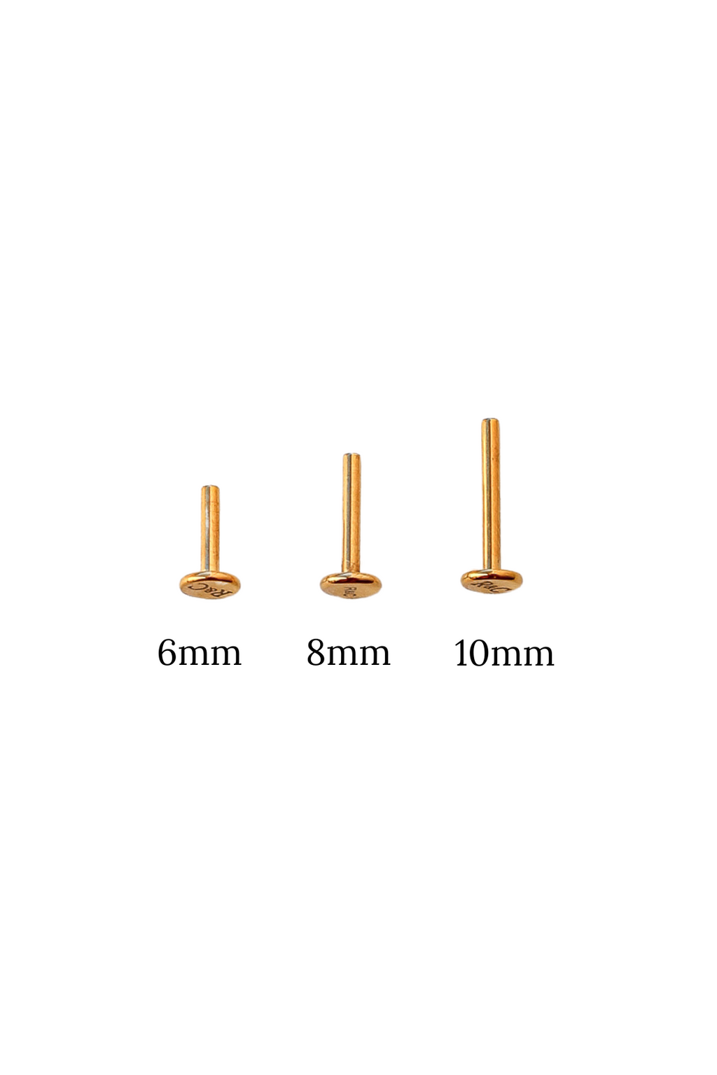 Flat Back Earring Post