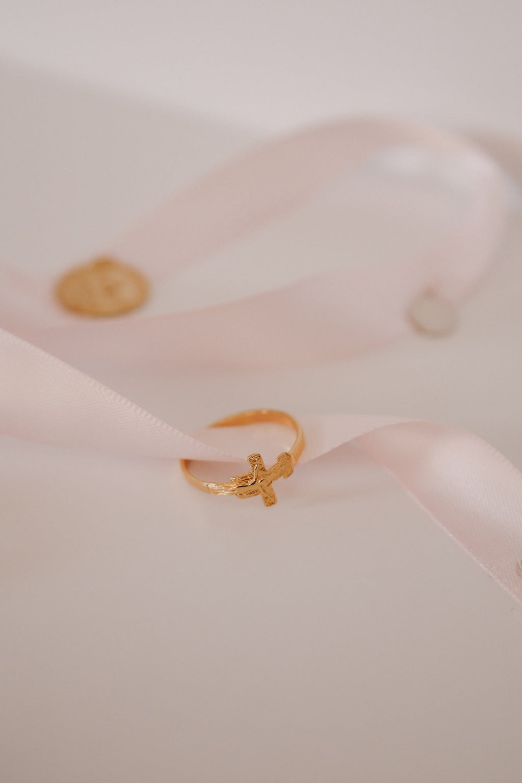 San Damiano Ring in Gold Vermeil