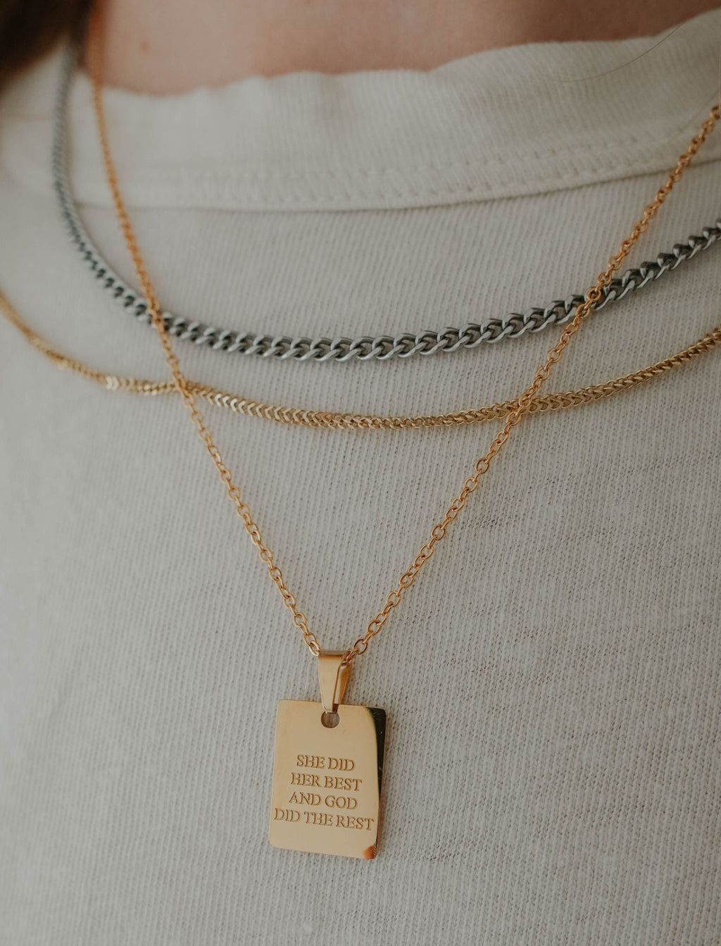 Necklace: She Did Her Best
