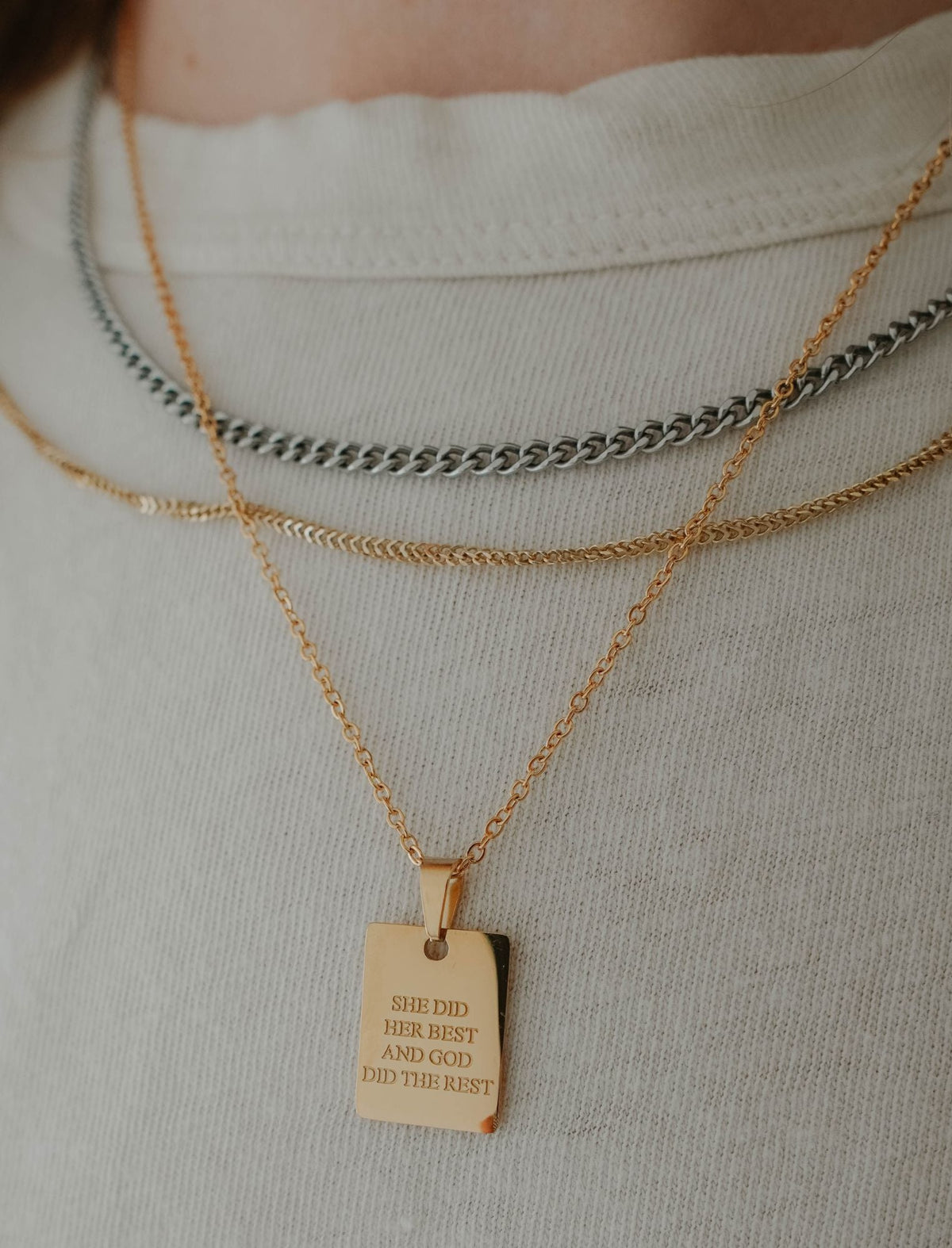 Necklace: She Did Her Best