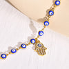 Evil Eye Hamsa Anklet