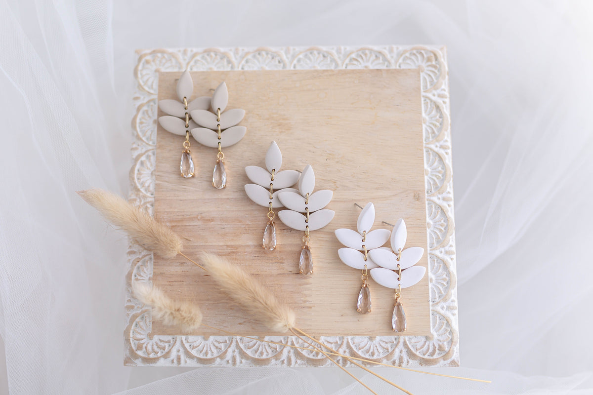 Clay Earrings | Fluer Dangles | Luxe Collection