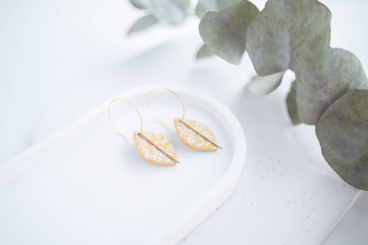 Clay Earrings | In Bloom Hoops | In Bloom Collection