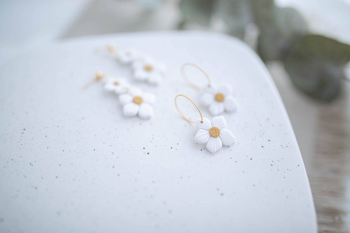 Clay Earrings | Blossoms | Picnic Basket Collection