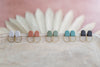 Clay Earrings | Simple Desert Studs | Desert Collection