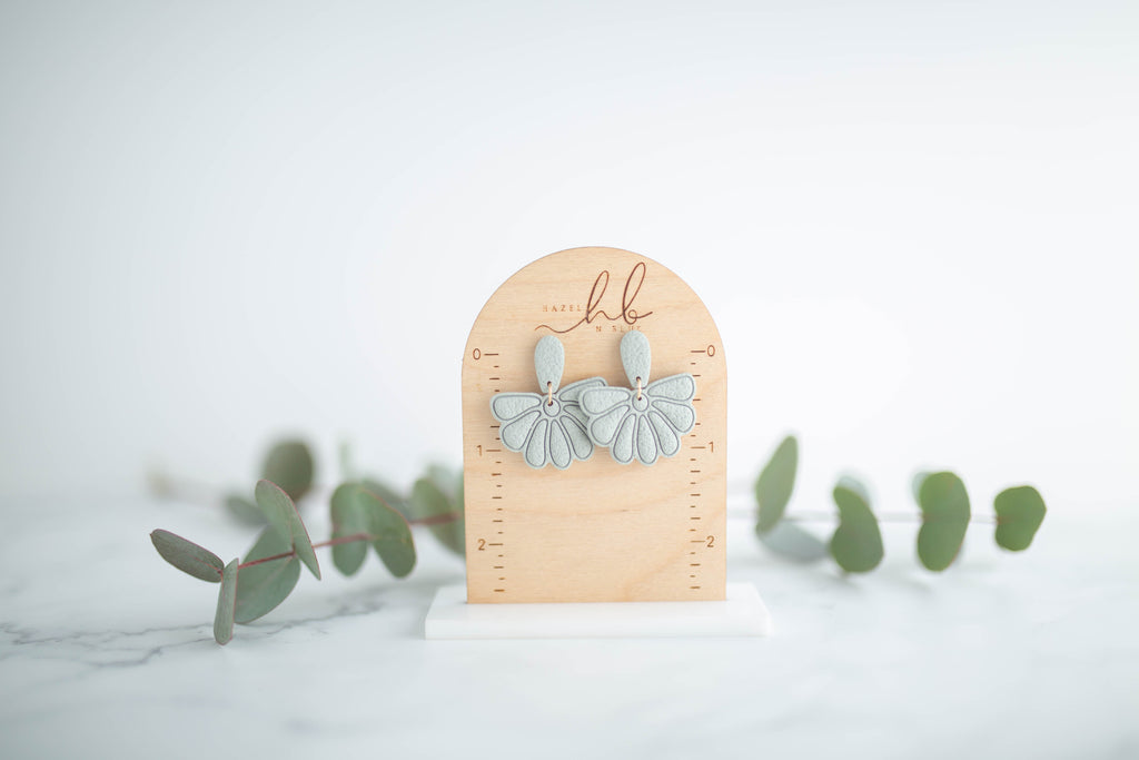 Clay Earrings | Boho Floral Dangles | Spring Fling Collection