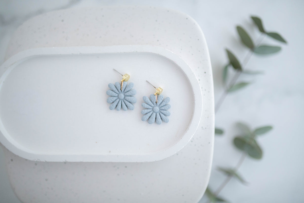 Clay Earrings | Flower Dangles | Spring Fling Collection