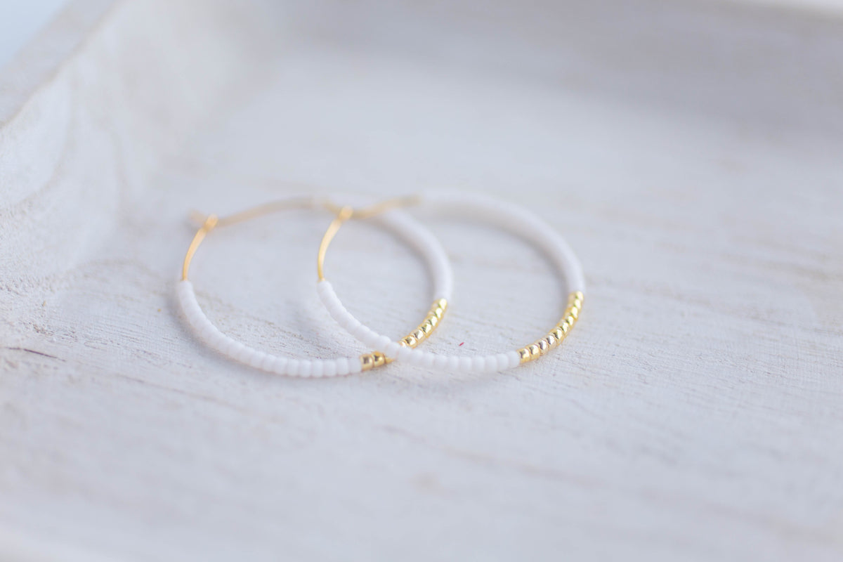 Beaded Earrings | Lover Hoops | Lover Era Collection
