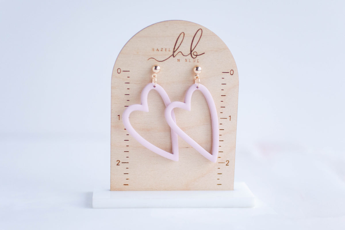 Clay Earrings | Heart Dangles | Lover Era Collection