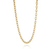 Golden Cable Link Necklace - 18k Gold Plated