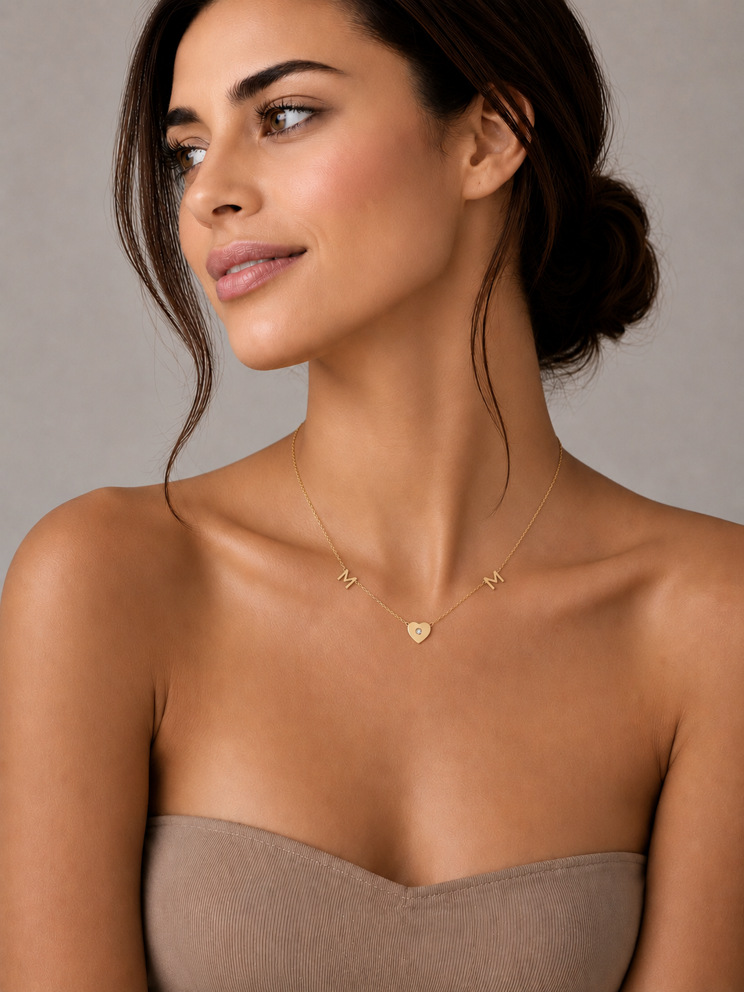Taly Initials and Symbol Diamond Necklace