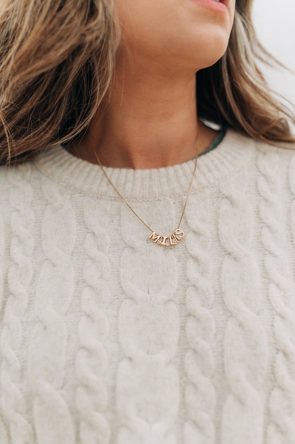 Charm Necklace Box Chain
