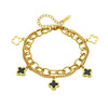 Luck Intention Clover Bracelet - Love. Luck. Hope & Faith