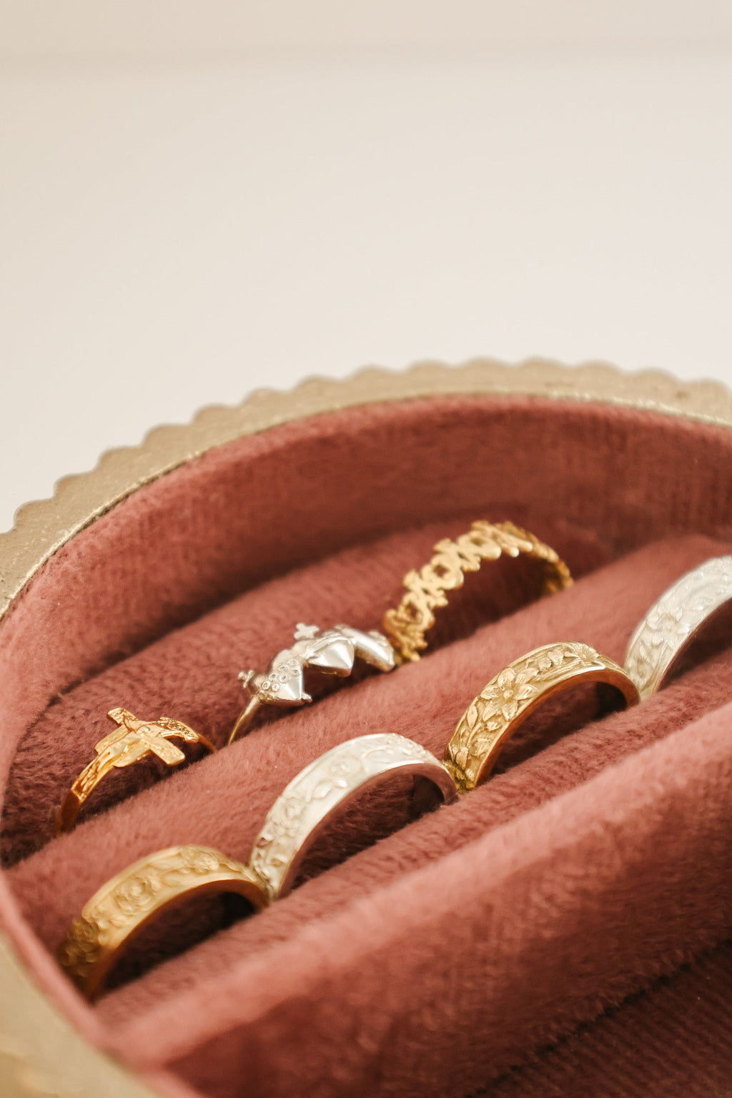 Maria Auspice Ring in Gold Vermeil