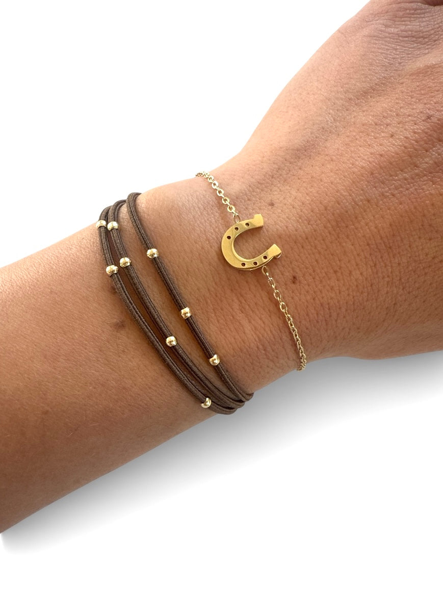 Horseshoe Charm Bracelet Set