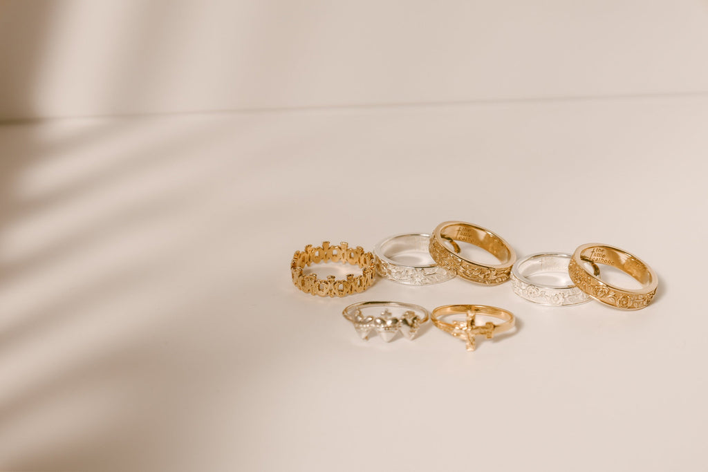 San Damiano Ring in Gold Vermeil