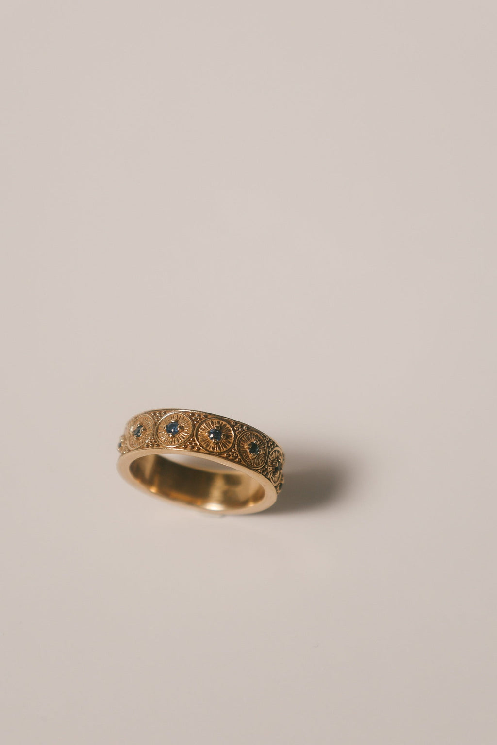 The Marielle Ring | 14k Gold & Sapphire