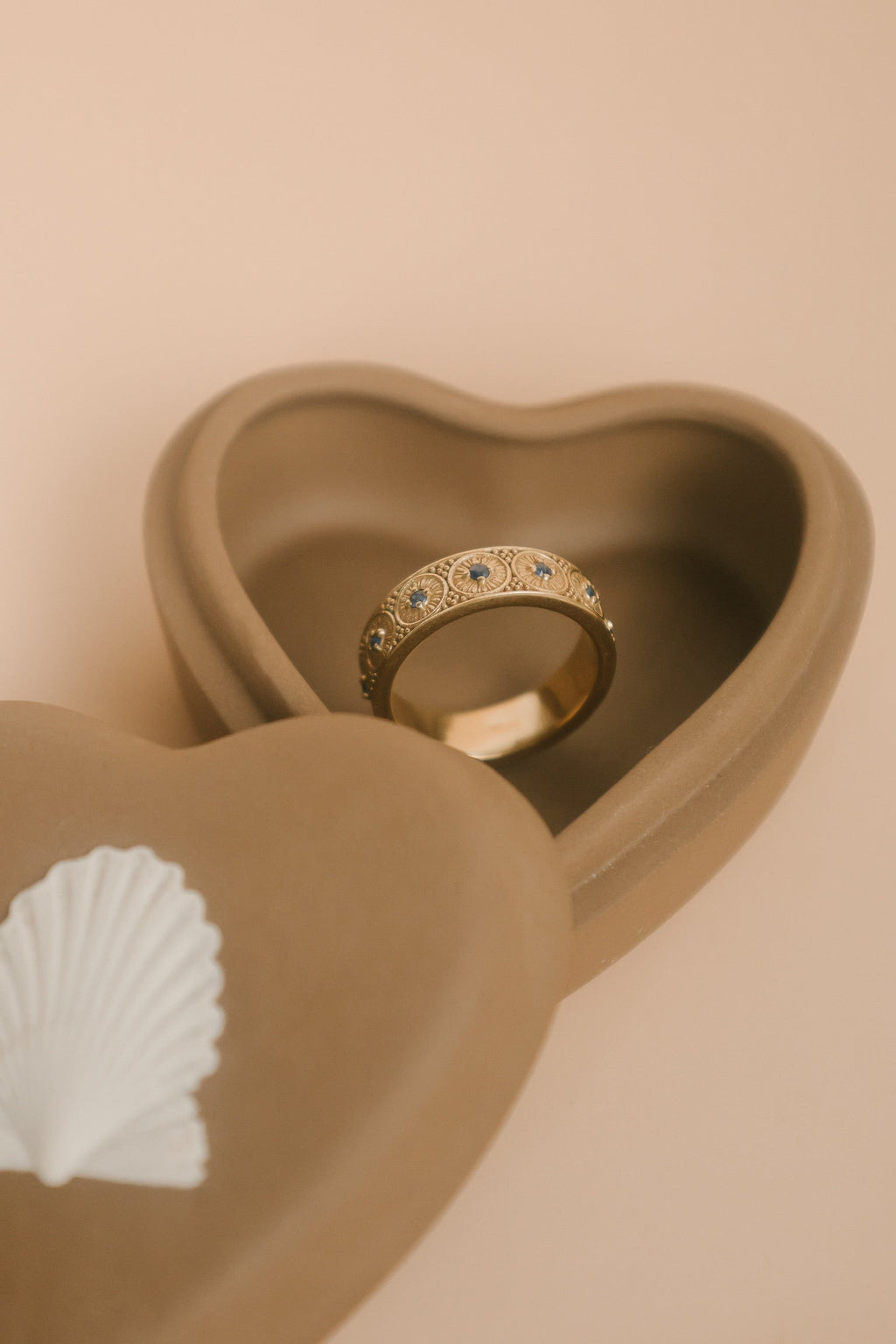 The Marielle Ring | 14k Gold & Sapphire