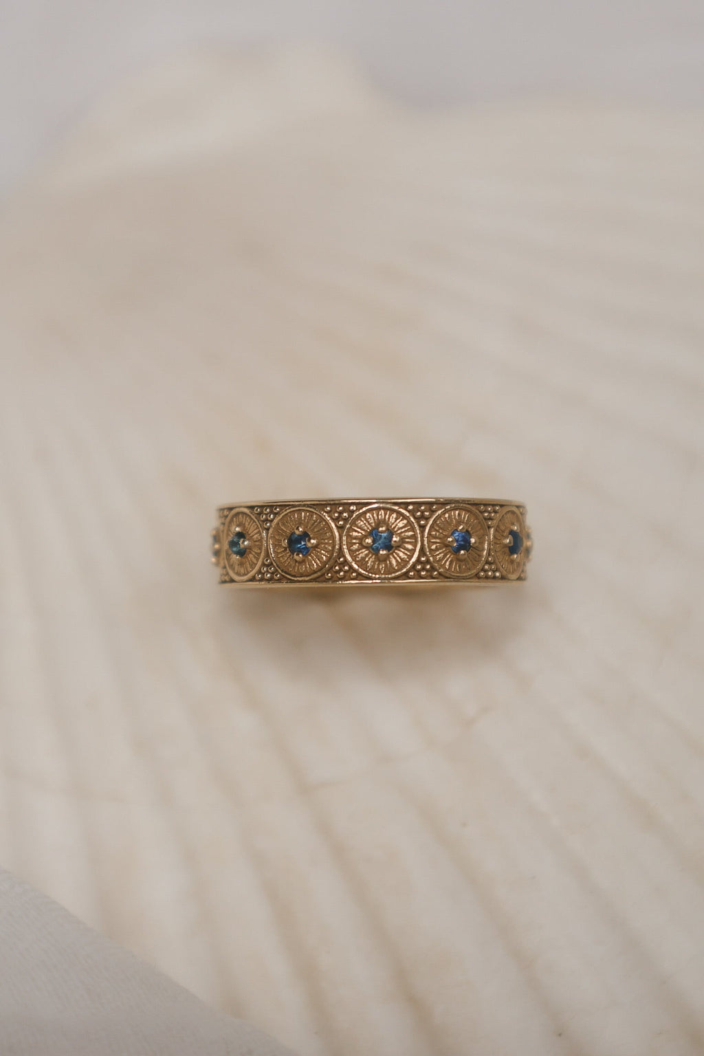 The Marielle Ring | 14k Gold & Sapphire