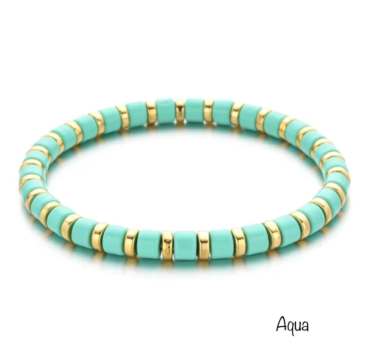 Enamel Stretch Bracelets  - Add Clip Charms