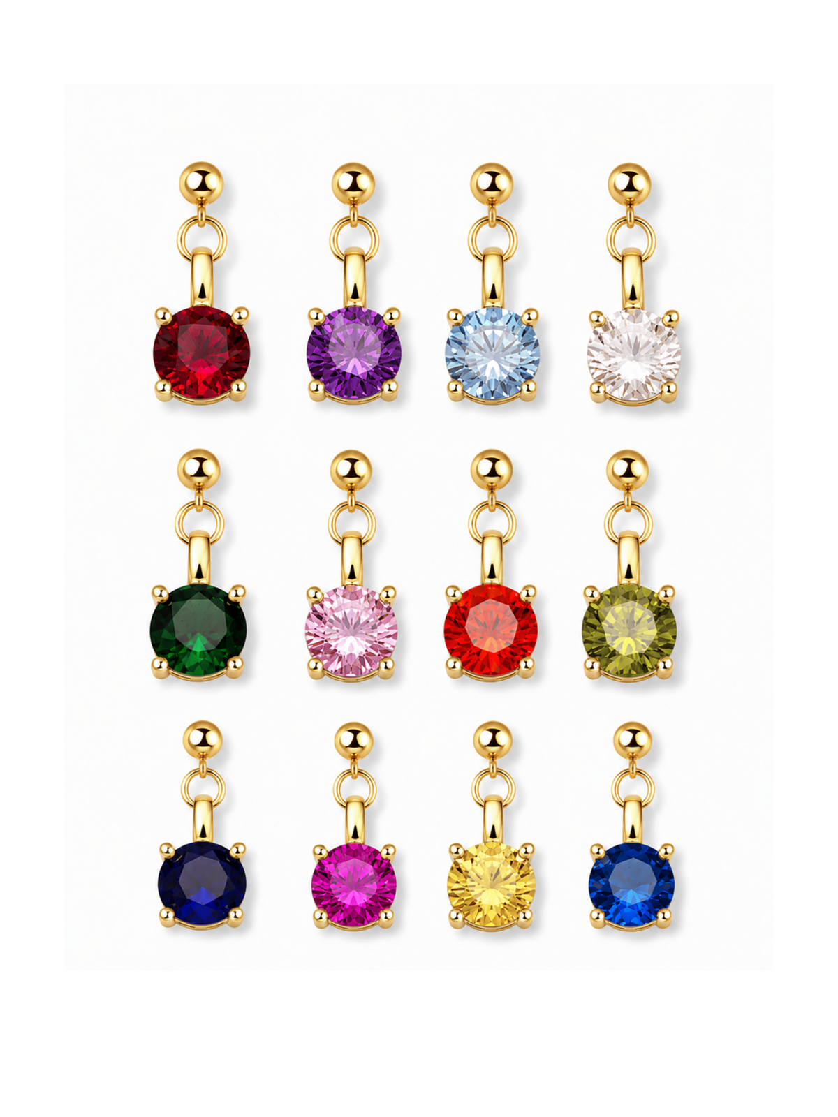 Birthstone Grip Charm