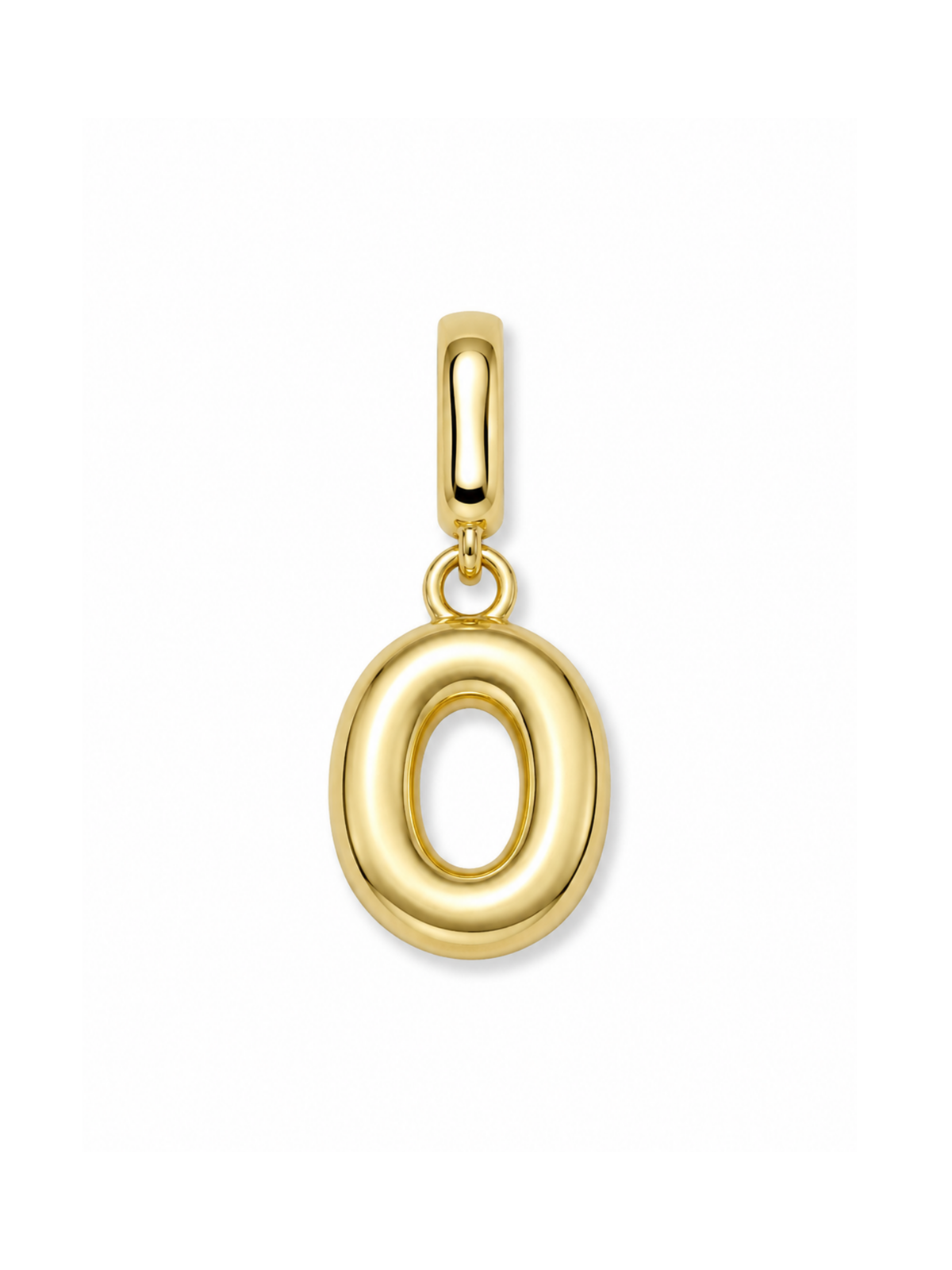 Bubble Initial Clip Charm