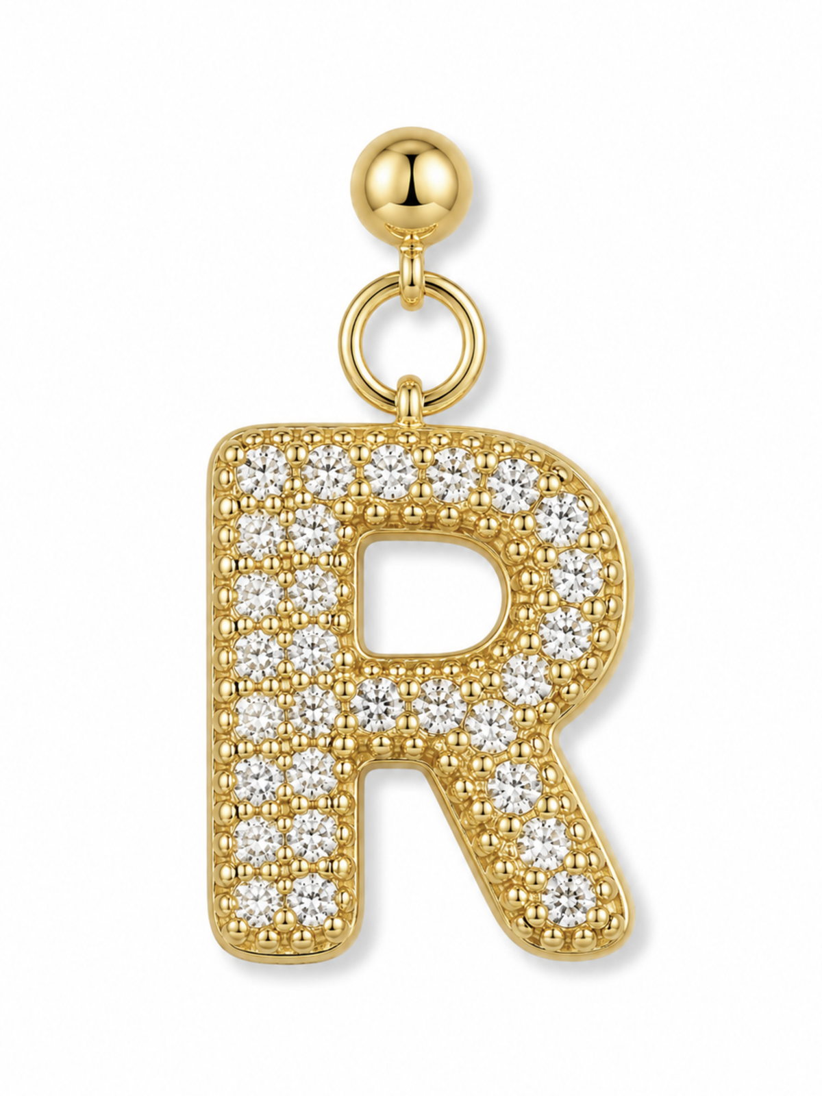 Bubble Letter Grip Charm