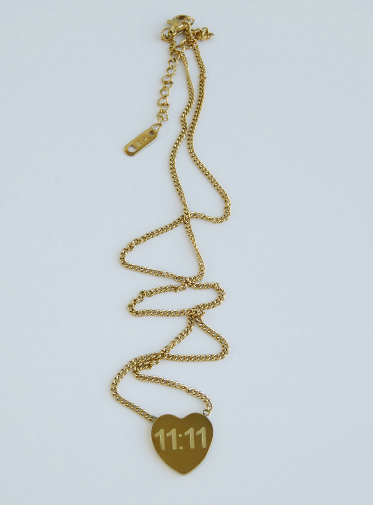 11:11 Heart Necklace