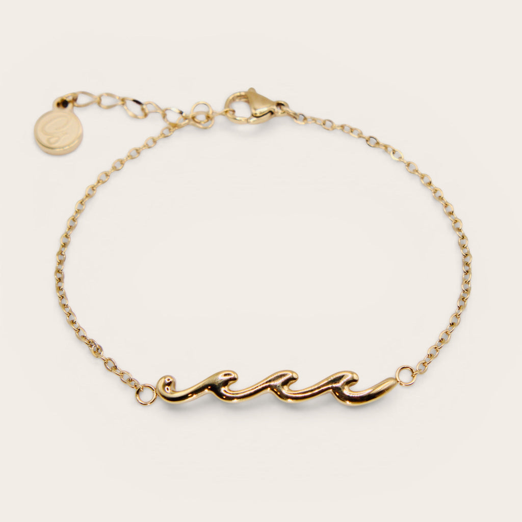 Wave Charm Bracelet Set