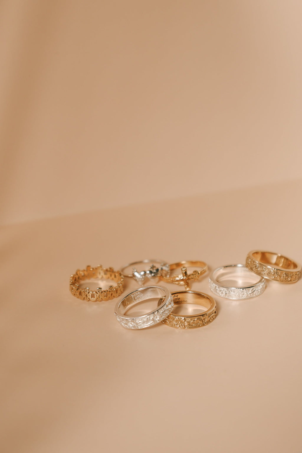 San Damiano Ring in Gold Vermeil