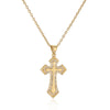 Antique-Inspired Cross Necklace