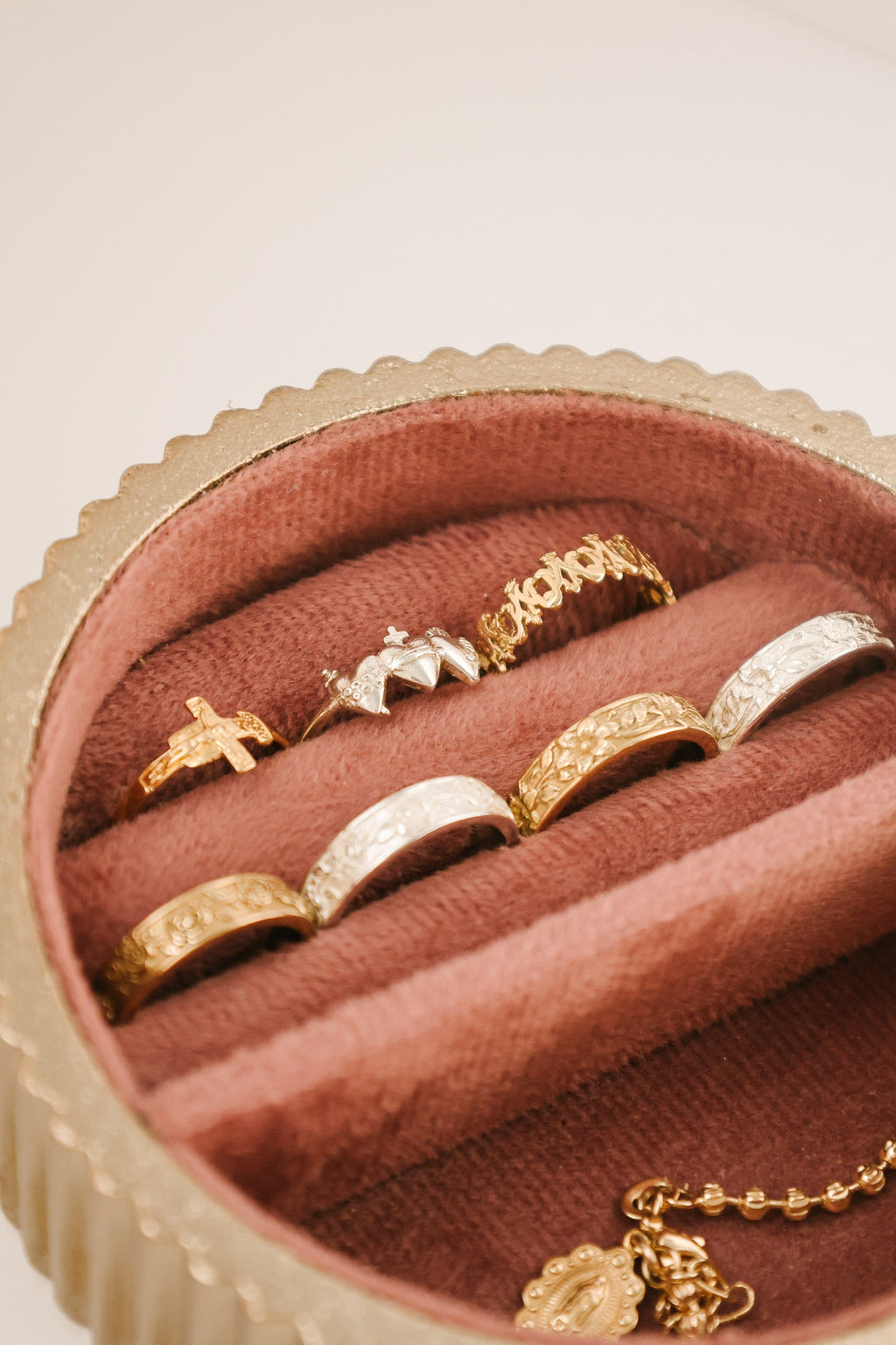 San Damiano Ring in Gold Vermeil