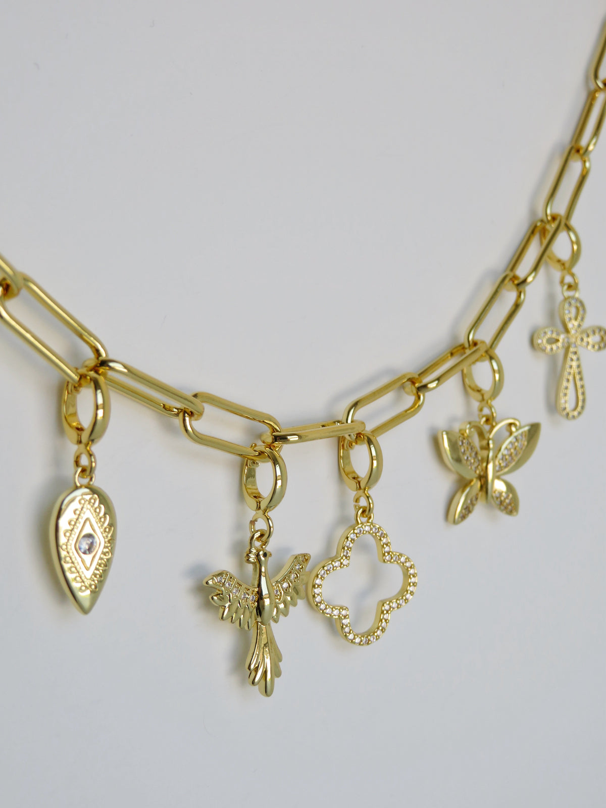 Charm Bar Chain - 18k Gold Plated - Handbag Chain
