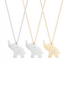 Good Luck Initial Charm Necklace