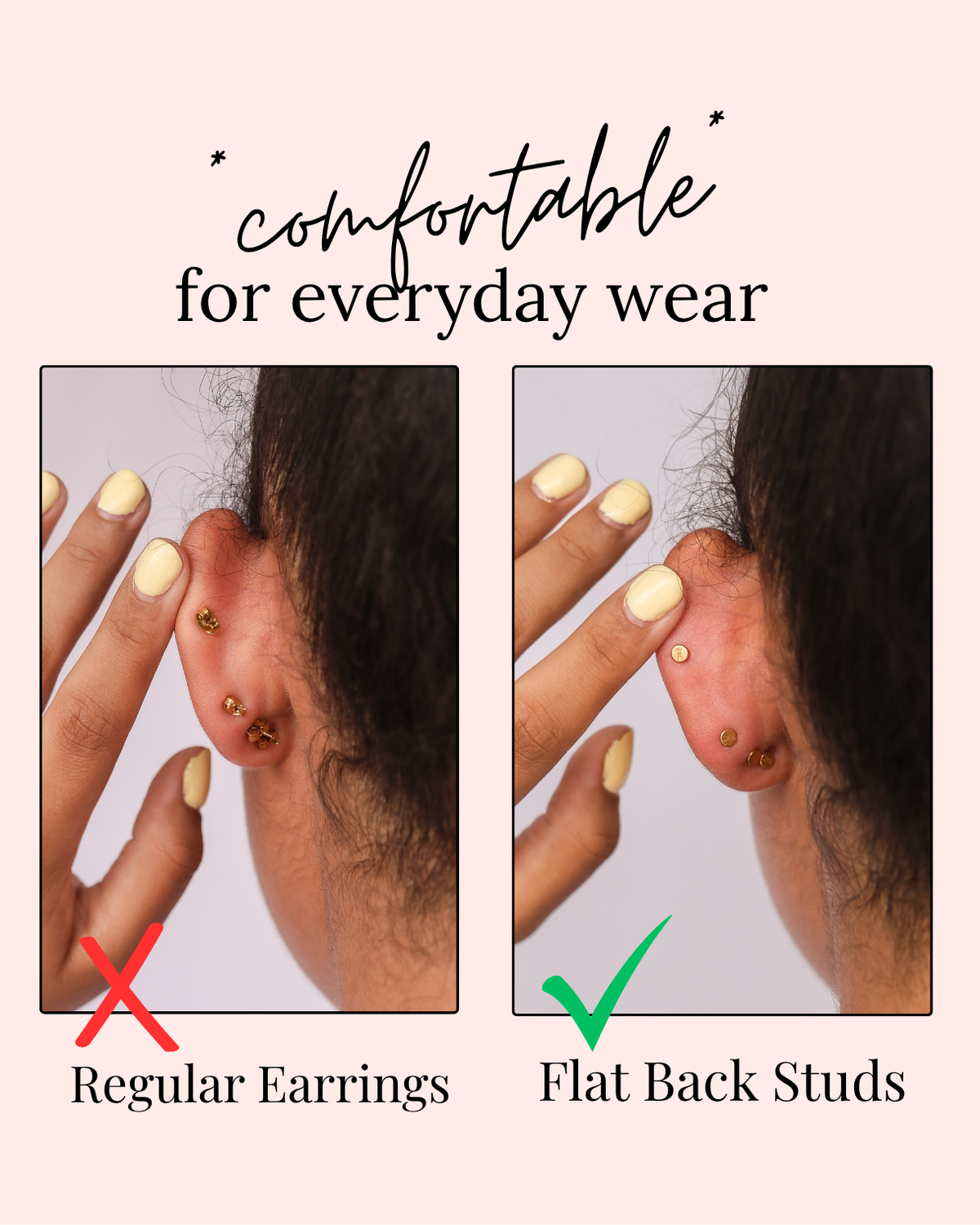 Stella Flat Back Stud