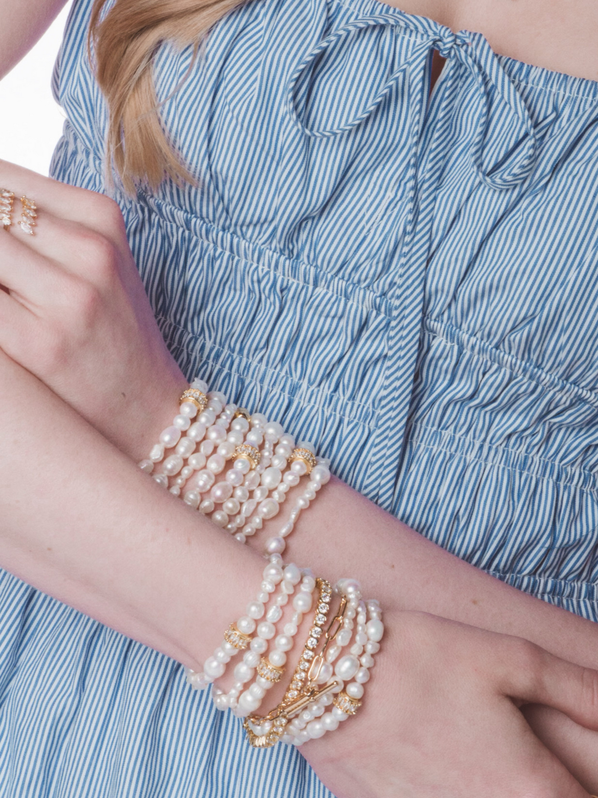 Freshwater Pearl Stretch Bracelet