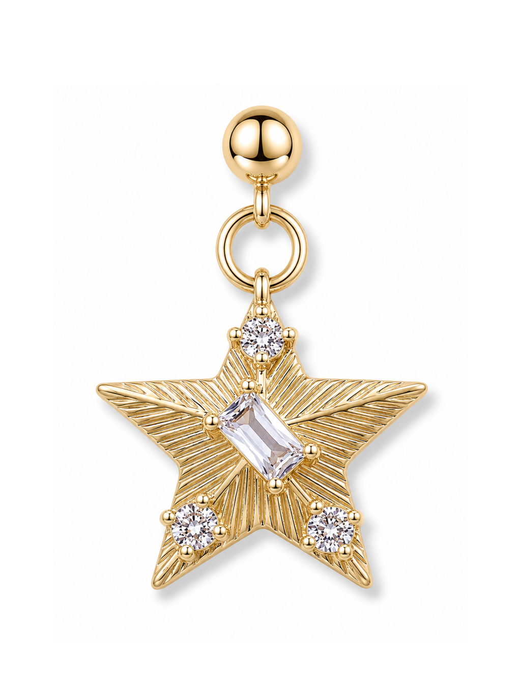 Gem Star Grip Charm