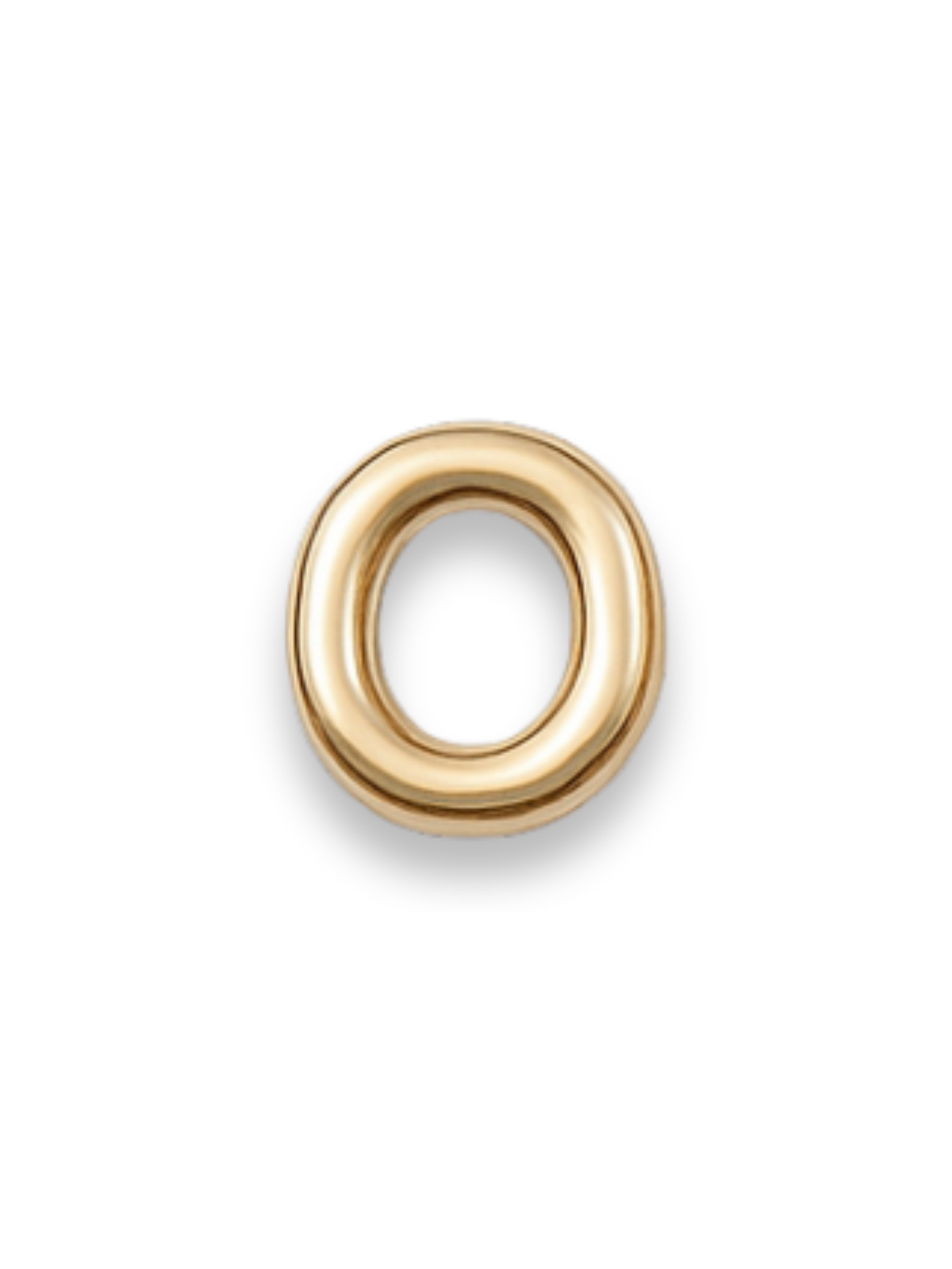 Gold Letter Slide Charms