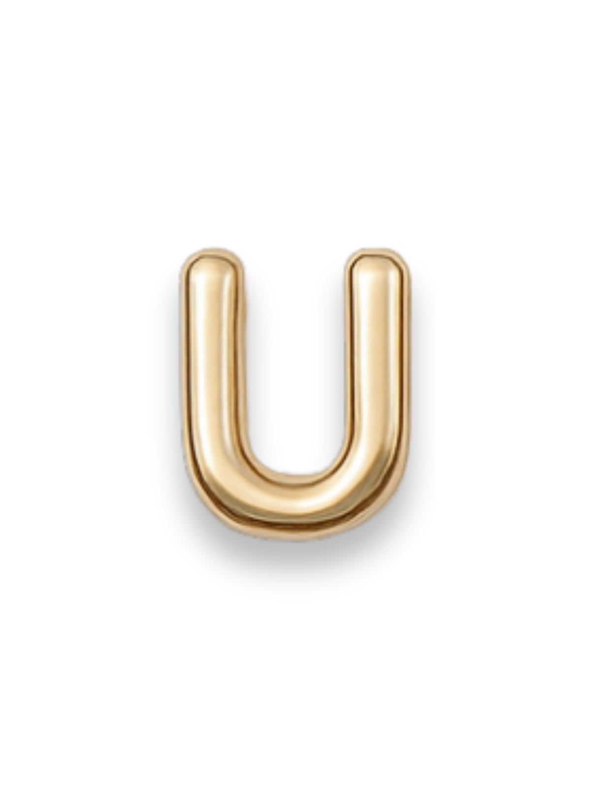 Gold Letter Slide Charms