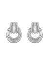 Gigi Knot Statement Earring Silver