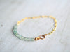 Cara Beaded Bracelet - Aquamarine
