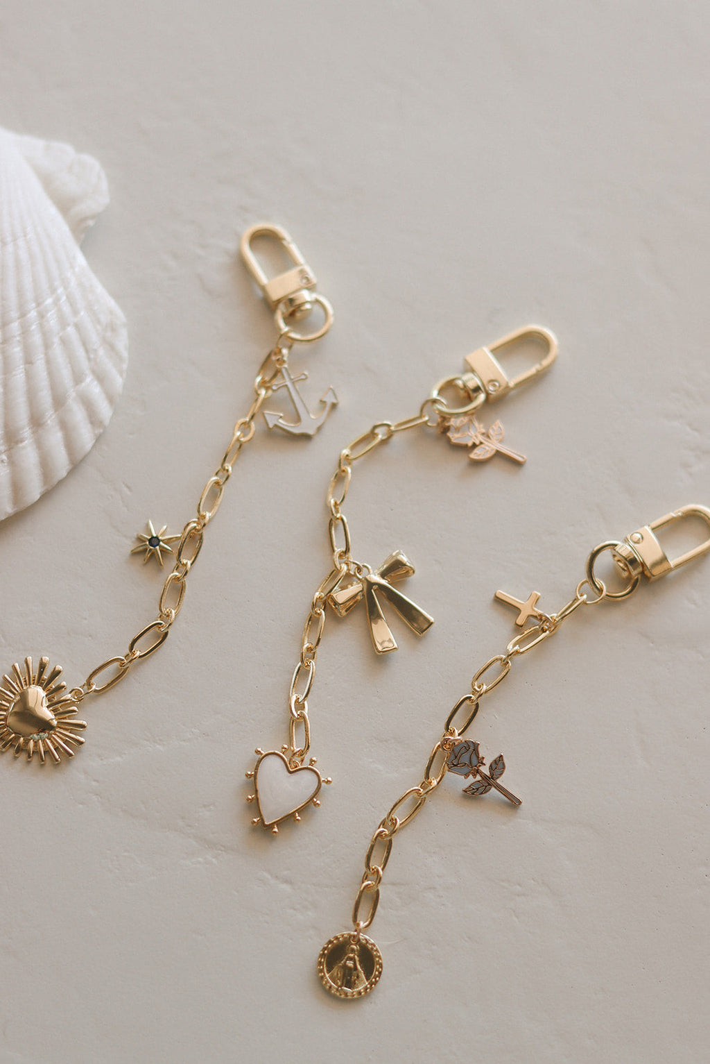 With Love Charm Chain