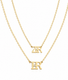 Liran Initials Diamond Necklace