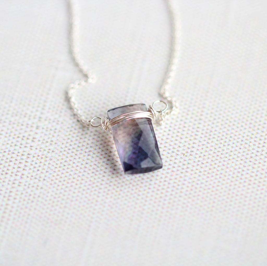 Fluorite Baguette Necklace