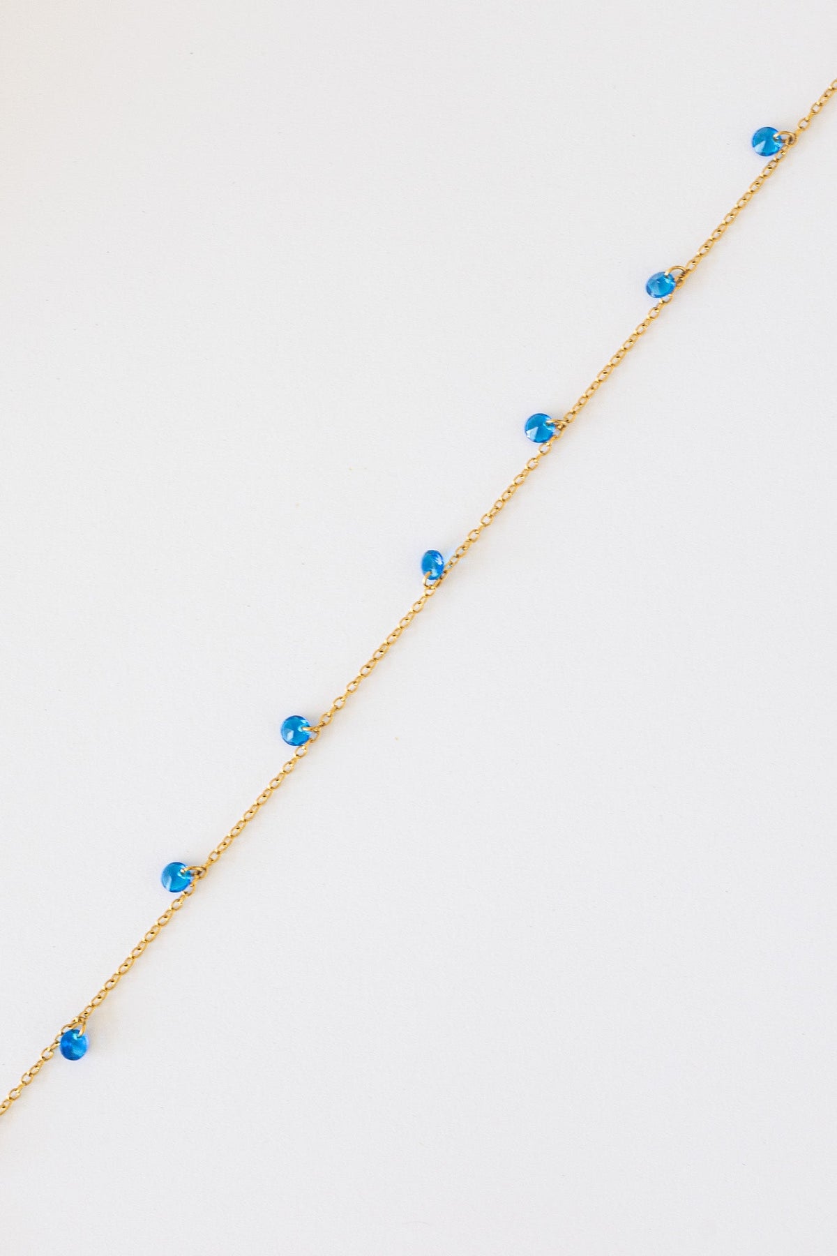 Madison Anklet in Blue