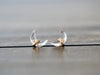 Moonbeam Studs - Crystal Quartz