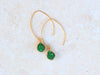 Linear Druzy Drops - Emerald City